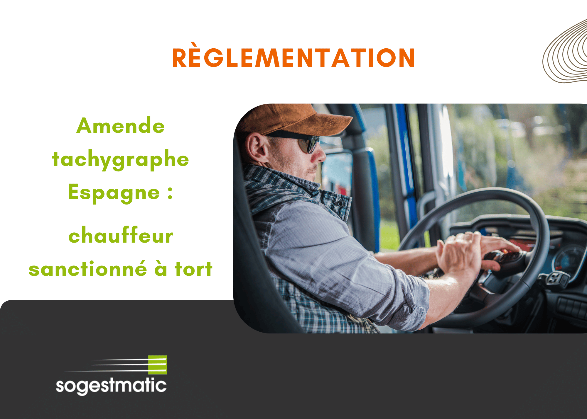 Amende tachygraphe Espagne : un chauffeur sanctionné malgré un tachygraphe conforme